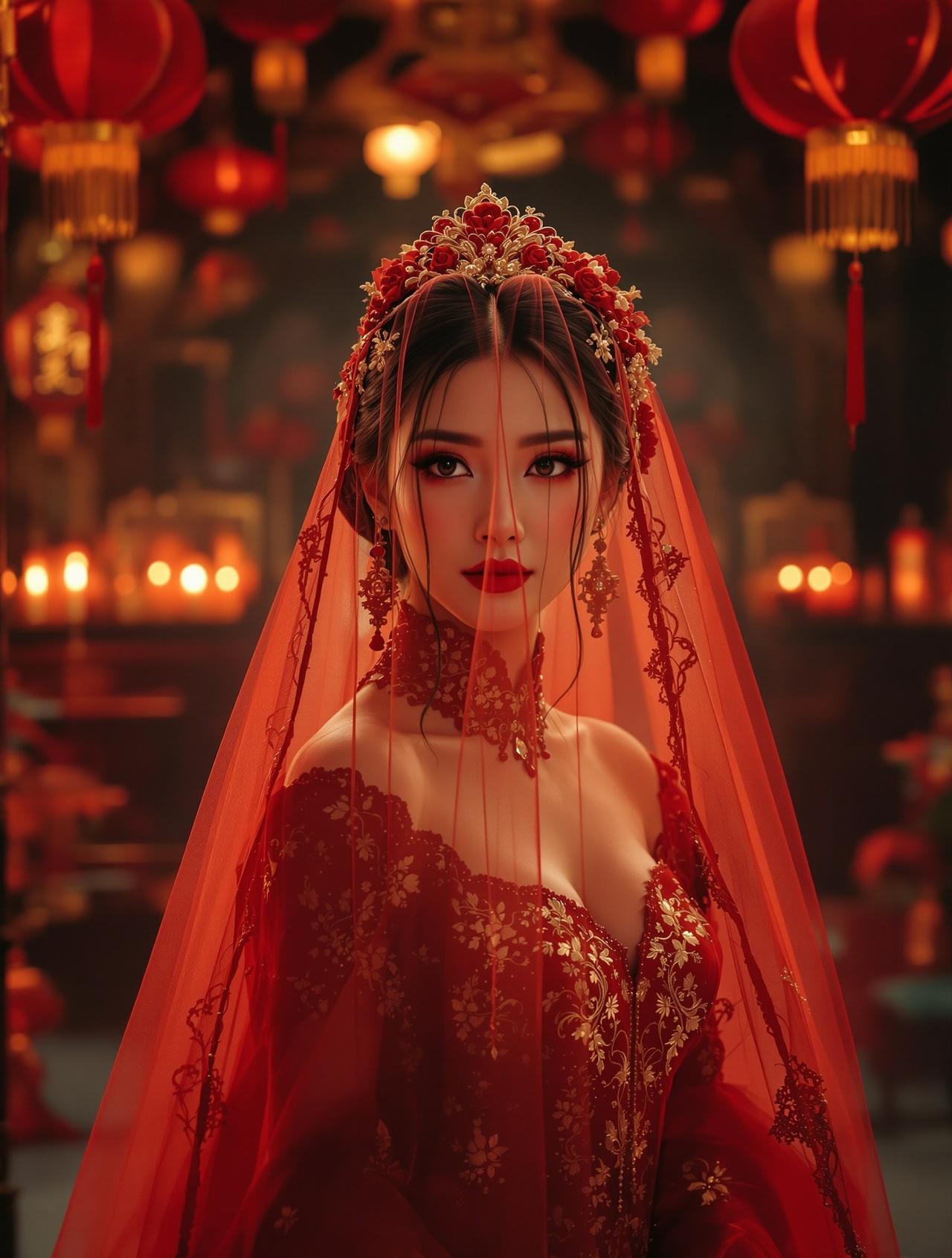 ai网站《替嫁新娘是大佬》- 先婚后爱题材短剧封面